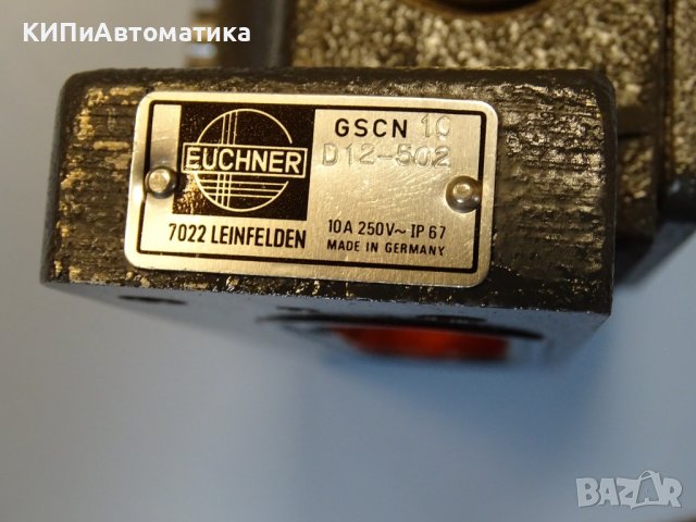 Пистов изключвател EUCHNER GSCN 10 D12-502 multiple position limit switch 250VAC 10A, снимка 6 - Резервни части за машини - 42131868