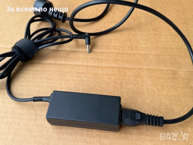 Оригинално зарядно за лаптоп HP 19.5V 2.31A Синя букса , зарядно hp, снимка 7 - Кабели и адаптери - 51474259