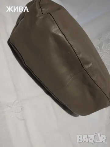 ЕСТЕСТВЕНА КОЖА голяма дамска чанта /Made in England/, снимка 4 - Чанти - 48022296
