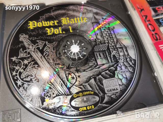 POWER BATTLE 1 CD-ВНОС GERMANY 0304261745H2E6R, снимка 2 - CD дискове - 54081849