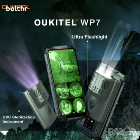 КОМПЛЕКТ МОДУЛИ ЗА OUKITEL WP7, UVC И ПРОЖЕКТОР, снимка 1 - Резервни части за телефони - 29328482