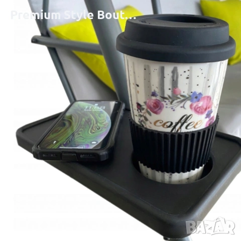 Градинска люлка A-Type със зелени възглавници и поставки за напитки - елегантност и комфорт, снимка 14 - Други стоки за дома - 53887178