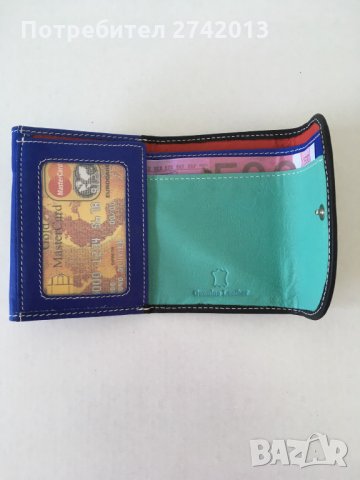 Дамски кожен портфейл, снимка 2 - Портфейли, портмонета - 29677697