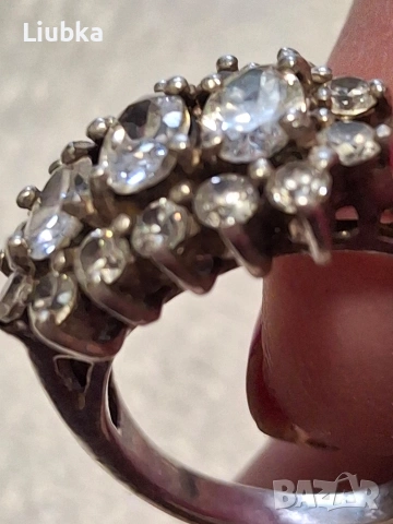 Красиви сребърни пръстени с камъни, снимка 6 - Пръстени - 54086471