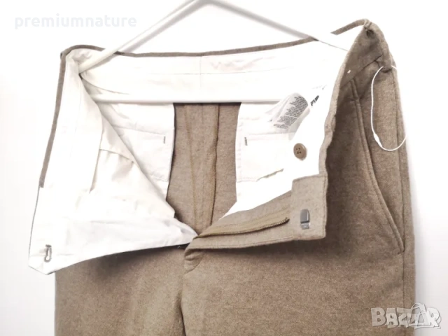 🏕️ ОФЕРТА → Uniqlo / мъжки елегантен кашмирен вълнен панталон ○, снимка 7 - Панталони - 53967127