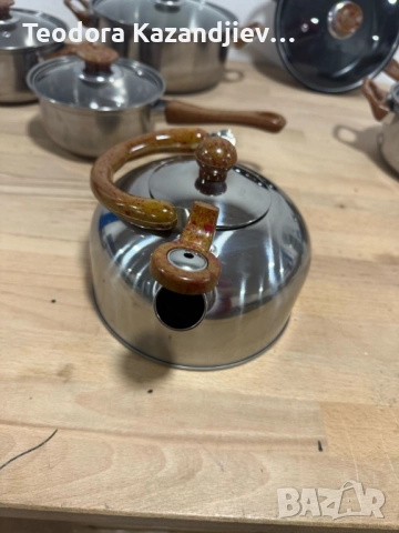 ❗ ПРОМОЦИЯ ❗Комплект тенджери + подарък кухненски прибори розов, черен или зелен цвят, снимка 6 - Съдове за готвене - 51855846