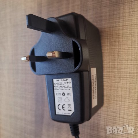 AC power adapter захранващ адаптер за рутер Netgear Nighthawk 12V 3.5A UK, снимка 2 - Кабели и адаптери - 37761811