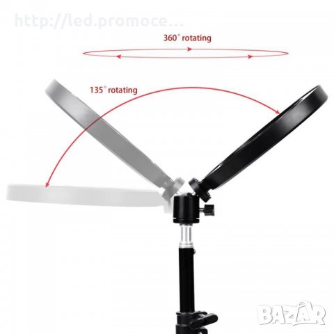 Tik Tok Оригинална ЛЕД ринг Лампа 12 инча със стойка, снимка 2 - Светкавици, студийно осветление - 30654635