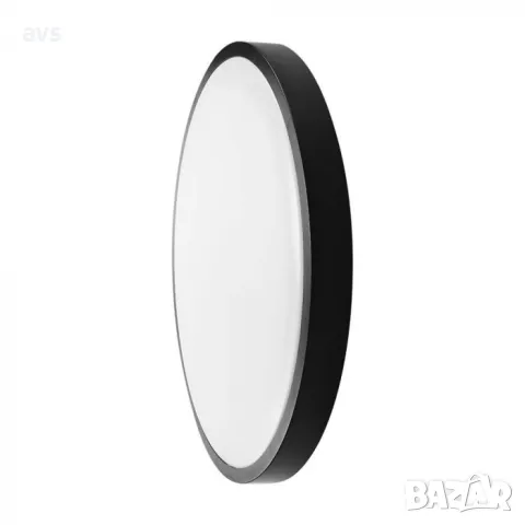 LED плафон кръгъл 24W 6500K VT-8624 V-TAC черен, снимка 1