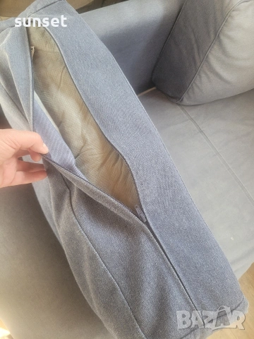 IKEA двуместен разтегателен диван, снимка 9 - Дивани и мека мебел - 53974742