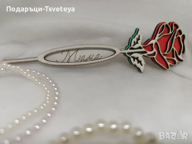 Магнити Роза с име, снимка 2 - Декорация за дома - 48762857