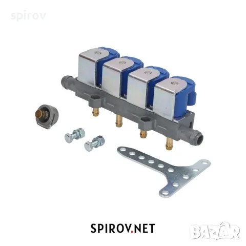 Рейка за газов инжекцион LPG TOMASETTO IT01 с 4 дюзи, снимка 2 - Части - 55745440