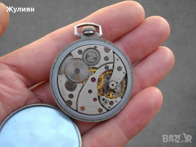 ДЖОБЕН ЧАСОВНИК МЪЛНИЯ МОЛНИЯ РИМСКИ ЦИФРИ , снимка 7 - Антикварни и старинни предмети - 47378851