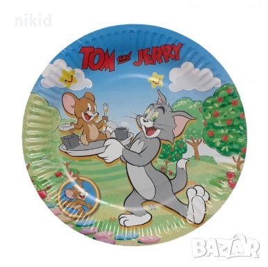 Том и Джери Tom and Jerry 10 бр парти чинии чинийки, снимка 4 - Чинии - 21572433