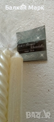 ✨ Френски Коледни свещи – комплект 4 броя ✨, снимка 4 - Декорация за дома - 51893013