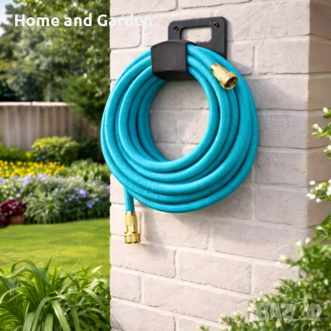 Гъвкав градински маркуч с медни накрайници — 5/15 м, снимка 7 - Напояване - 53910969