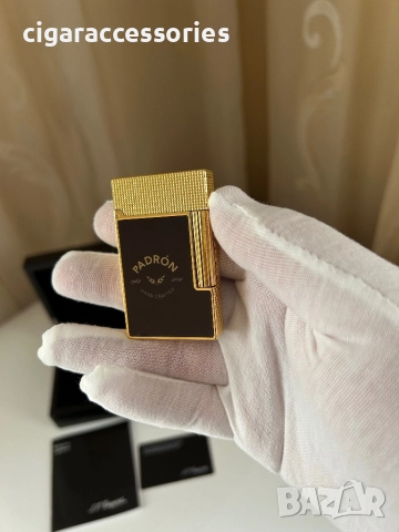 S.T. Dupont Ligne 2 Padron – запалка с два пламъка, снимка 9 - Запалки - 52636400