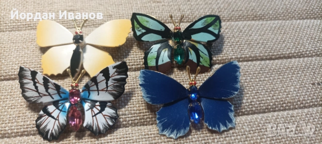 Старинни чешки брошки , снимка 4 - Други - 53690615