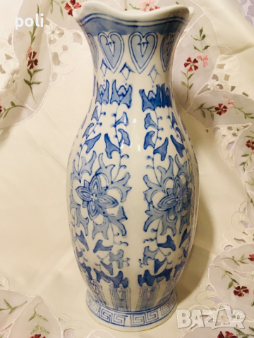 китайска порцеланова ваза, снимка 3 - Вази - 44519527