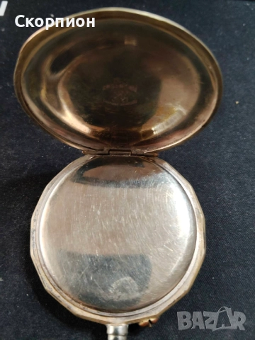 Швейцарски джобен часовник - ARGENTAN CHROME DEPOSEE, снимка 7 - Джобни - 50527124