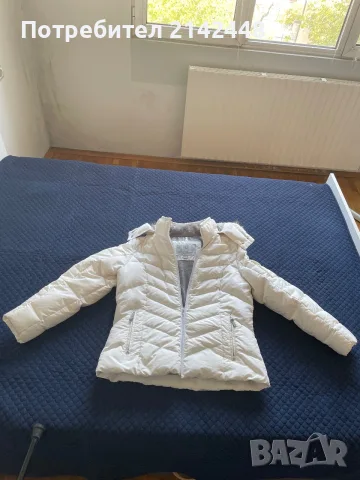 Продавам дамско яке бяло ( внос от САЩ). , снимка 3 - Якета - 56002099
