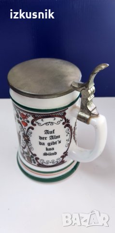 Оригинална рисувана германска халба BMF, снимка 3 - Колекции - 37267513