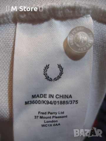 Fred Perry мъжка тениска, памучна риза с яка, снимка 6 - Тениски - 51457158