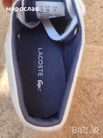 Детски обувки лакоста, снимка 2 - Детски обувки - 51709264
