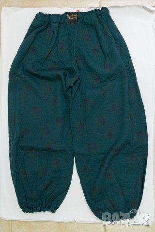 Дамски панталон от памук в зелен нюанс Ian Mosh - L, снимка 3 - Панталони - 42819900