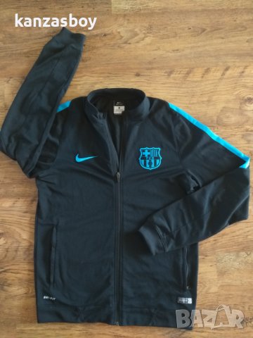 nike barcelona - страхотно мъжко горнище, снимка 5 - Спортни дрехи, екипи - 36743611