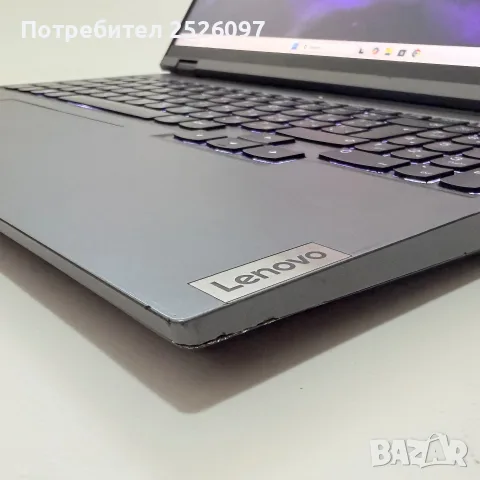 Lenovo Legion Pro 5/16” WQXGA 2.5K/Ryzen 7 5800H/RTX 3060 6GB/16GB/512GB NVMe, снимка 6 - Лаптопи за игри - 55856766