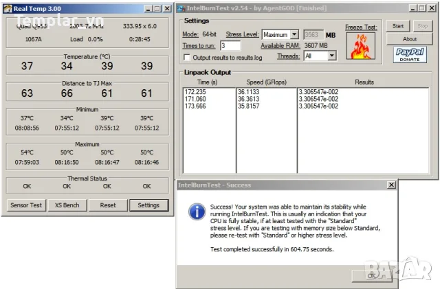 Q9550 SLB8V E0 // Q9400 SLB6B // AMD FX 6200, снимка 2 - Процесори - 37055971