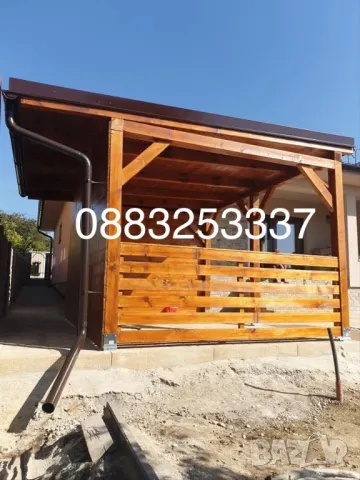 Изграждане на дървени навеси Покриви с гаранция Ремонт на покриви и хидроизолации, снимка 7 - Ремонти на покриви - 49818396