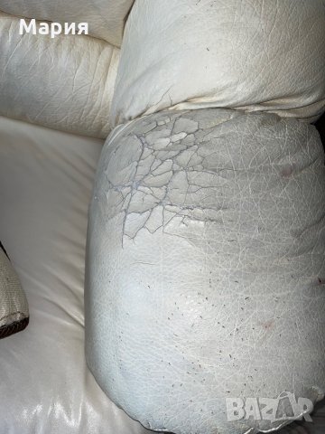 Спешно!!! Ъглов , кожен диван с функция за сън, снимка 6 - Дивани и мека мебел - 34943516