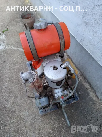 Соц Стара Поливна Система Помпа Машина Ел Двигател., снимка 3 - Антикварни и старинни предмети - 50074518