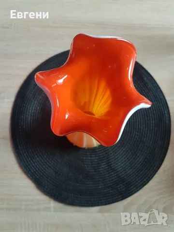 Винтидж ваза  тип Мурано, снимка 3 - Вази - 48891066