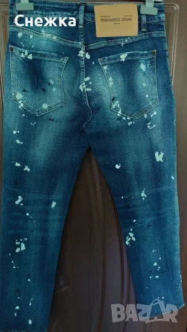 Дънки Dsquared2 сини, снимка 2 - Дънки - 55986583