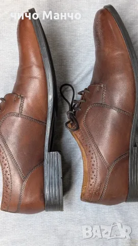 Clarks естествена кожа 41 (UK 7), снимка 7 - Официални обувки - 55863767