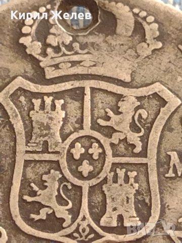 Сребърна монета 2 реала 1795г. Карлос IV Мадрид Испания 13640, снимка 10 - Нумизматика и бонистика - 42915094