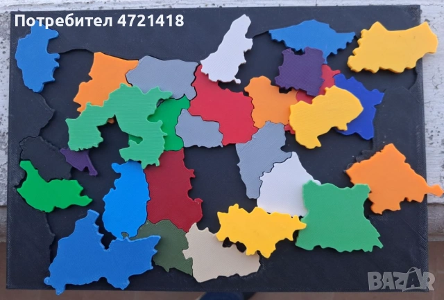 България в 28 нюанса. Дизайнерски 3D Пъзел България, снимка 8 - Пъзели - 54314756