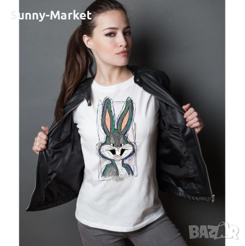 Тениска Бъгс Бъни . Дамски , мъжки и детски тениски , снимка 4 - Тениски - 54045081