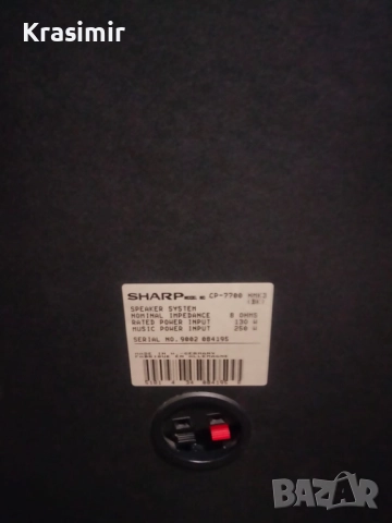 Sharp CP-7700 Hi-Fi тонколони (Made in Germany, с предпазни решетки), снимка 11 - Тонколони - 51916754