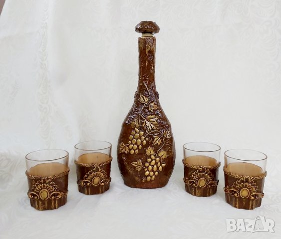  Подаръчни комплекти  за вино /ракия/, снимка 12 - Декорация за дома - 19274800