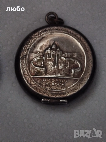 Сребърни Религиозни Медальони-Сребро 0,925, снимка 7 - Антикварни и старинни предмети - 56252339