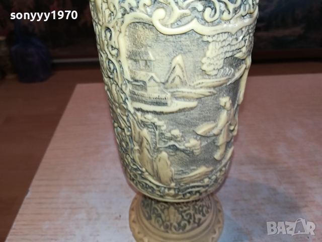 МАСИВНА КРАСИВА ВАЗА ОТ ФРАНЦИЯ 1503241855, снимка 6 - Антикварни и старинни предмети - 44781901