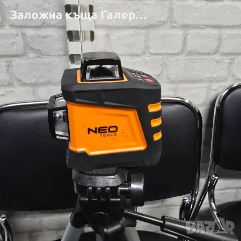 Лазерен нивелир NEO Tools 75-108 с телескопичен статив Einhell, снимка 3 - Измервателни инструменти - 56233393