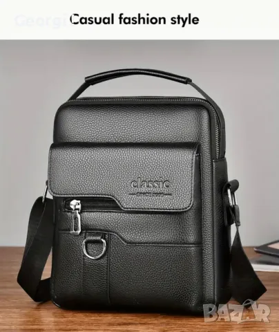 Елегантни и Удобни Мъжки Дисплей чанти POLC (PU кожа) в два варианта!