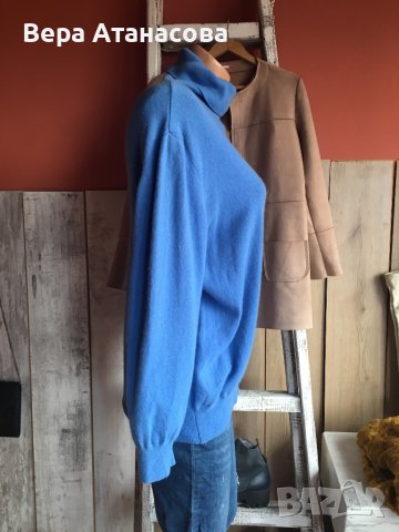 💙 Пуловер в разкошен цвят💙 свободна кройка💙, снимка 3 - Блузи с дълъг ръкав и пуловери - 44177953