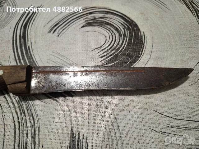 Стар касапски нож, снимка 2 - Ножове - 56346265