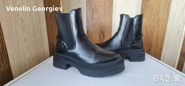 Дамски ежедневни боти ,,TENDENZ" черни с топъл хастар 36 номер., снимка 12 - Дамски боти - 48829790